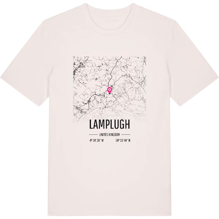 Lamplugh karta t-shirt – t-shirt från PinShirt