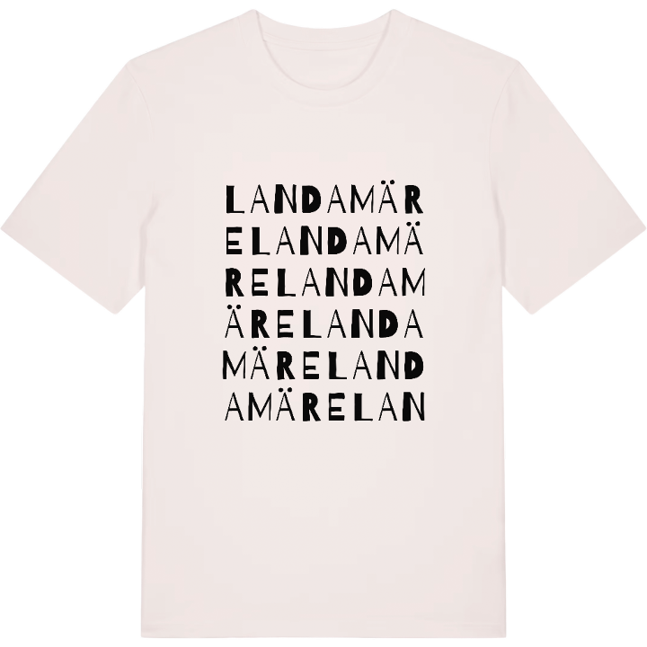 Landamäre ordlek t-shirt – t-shirt från PinShirt