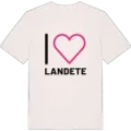Jag älskar Landete t-shirt stort tryck