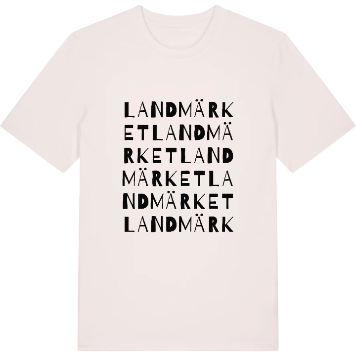 Landmärket ordlek t-shirt – t-shirt från PinShirt