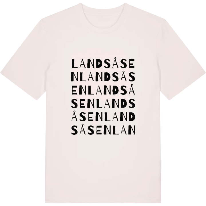 Landsåsen ordlek t-shirt – t-shirt från PinShirt