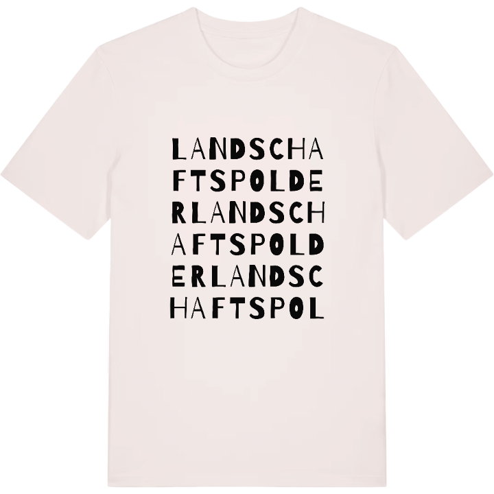 Landschaftspolder ordlek t-shirt – t-shirt från PinShirt
