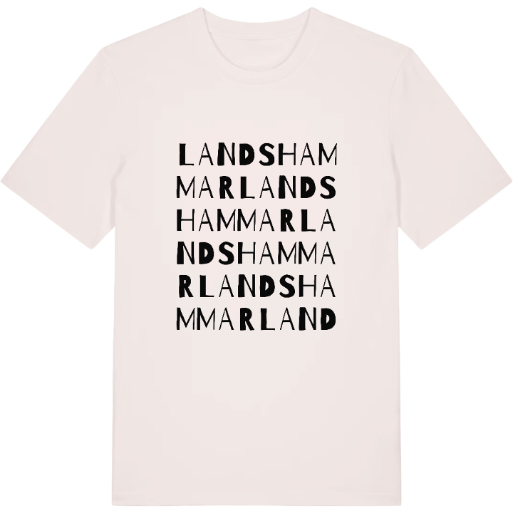 Landshammar ordlek t-shirt – t-shirt från PinShirt