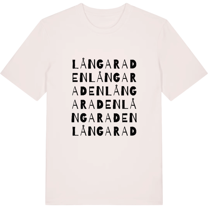 Långa Raden ordlek t-shirt – t-shirt från PinShirt
