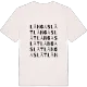 Långa Slät ordlek t-shirt