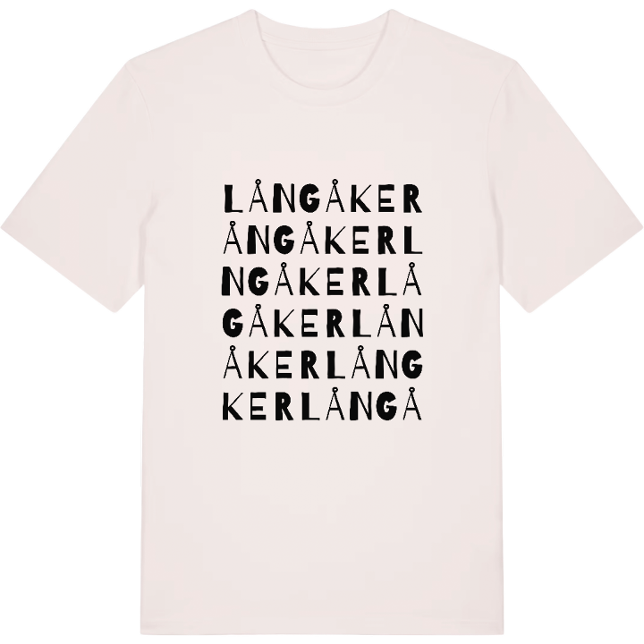 Långåker ordlek t-shirt – t-shirt från PinShirt
