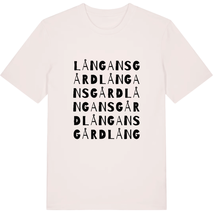Långansgård ordlek t-shirt – t-shirt från PinShirt