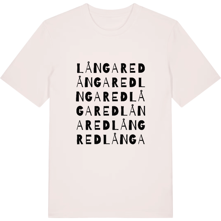 Långared ordlek t-shirt – t-shirt från PinShirt