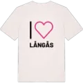 Jag älskar Långås t-shirt stort tryck