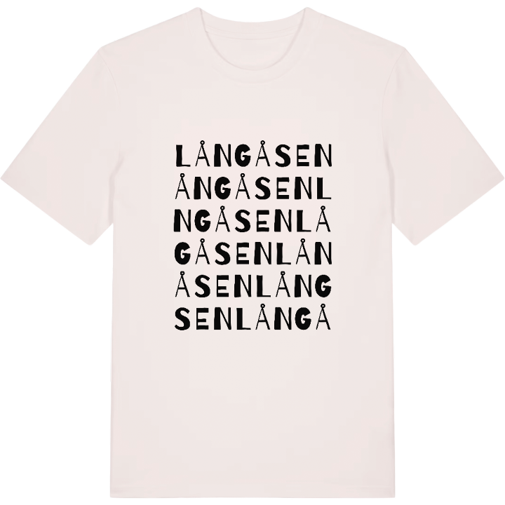Långåsen ordlek t-shirt – t-shirt från PinShirt