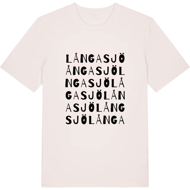 Långasjö ordlek t-shirt – t-shirt från PinShirt