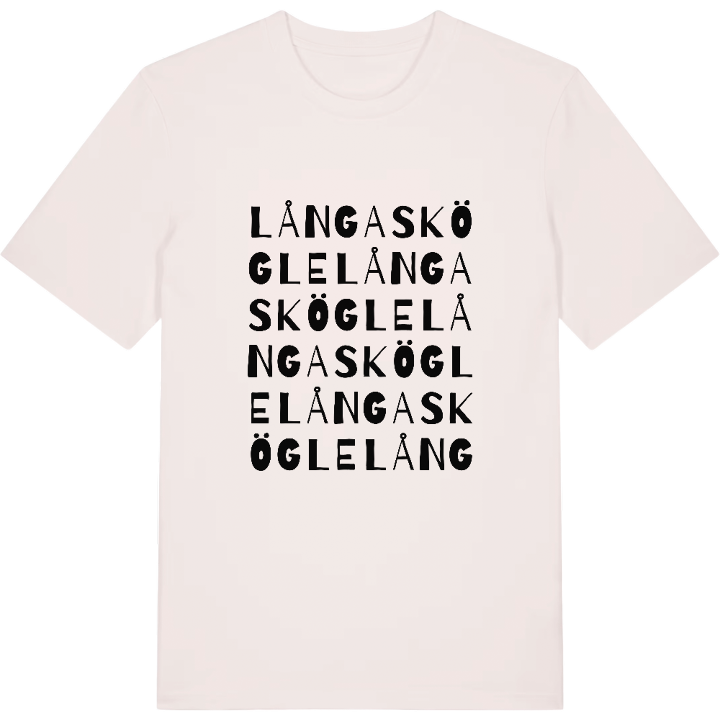 Långaskögle ordlek t-shirt – t-shirt från PinShirt