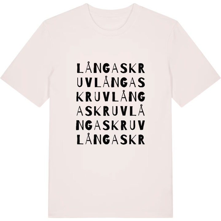 Långaskruv ordlek t-shirt – t-shirt från PinShirt