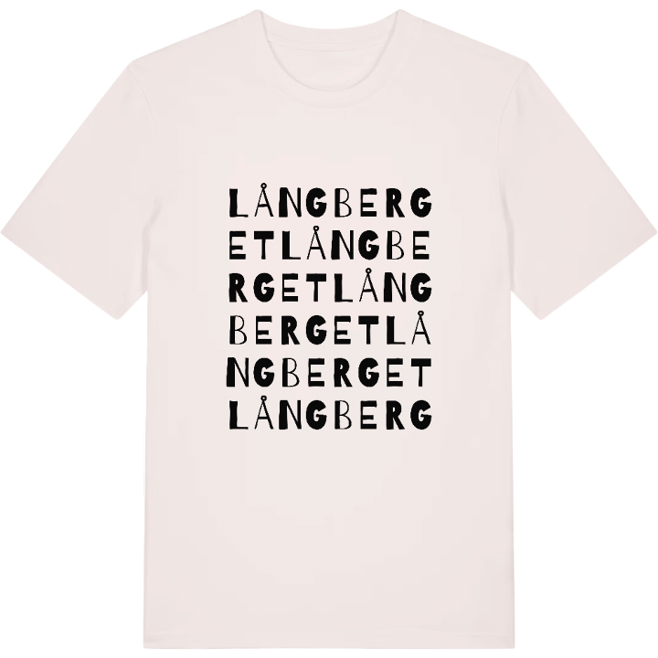 Långberget ordlek t-shirt – t-shirt från PinShirt