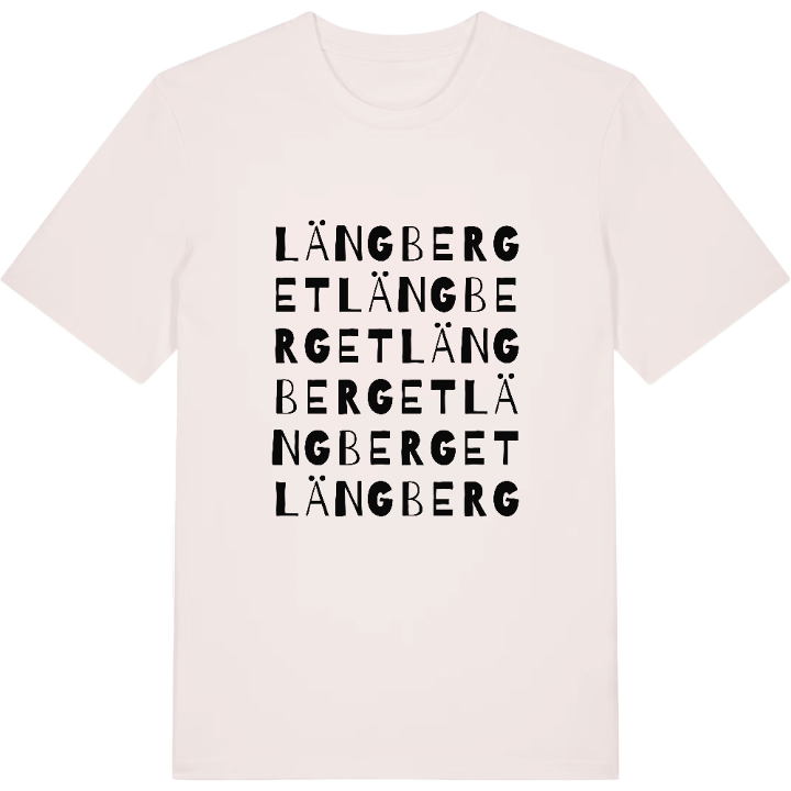 Längberget ordlek t-shirt – t-shirt från PinShirt