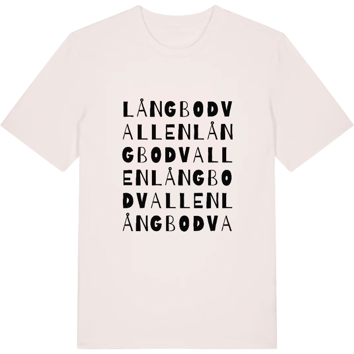Långbodvallen ordlek t-shirt – t-shirt från PinShirt