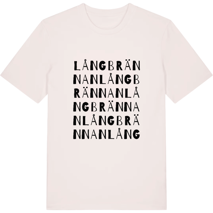 Långbrännan ordlek t-shirt – t-shirt från PinShirt