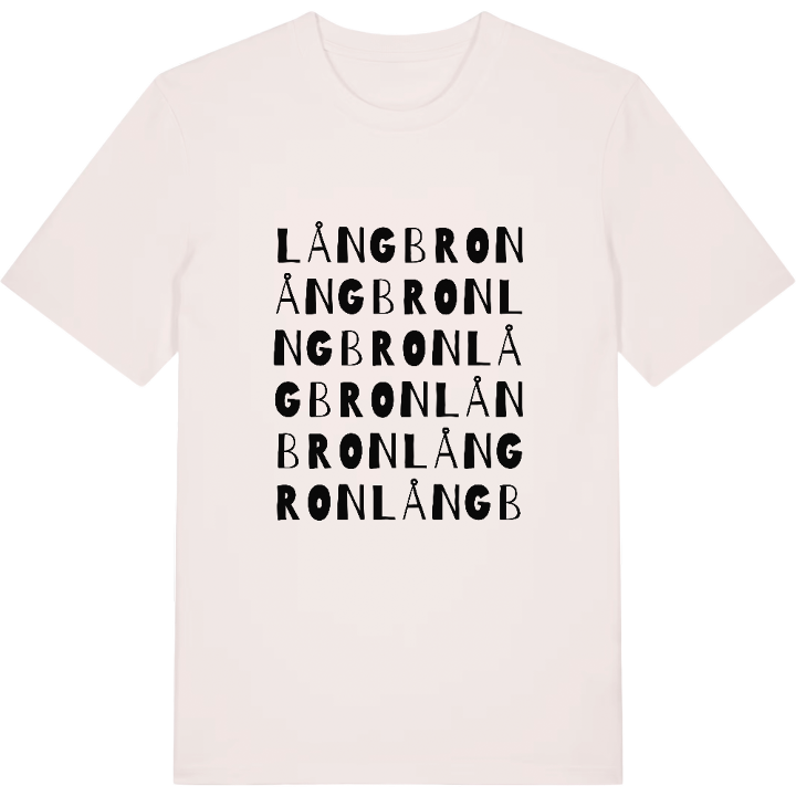 Långbron ordlek t-shirt – t-shirt från PinShirt