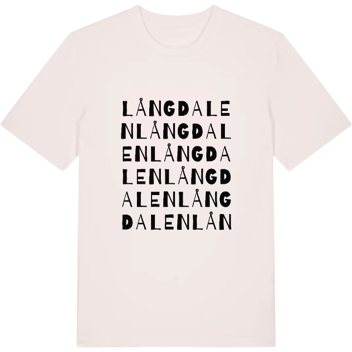 Långdalen ordlek t-shirt – t-shirt från PinShirt