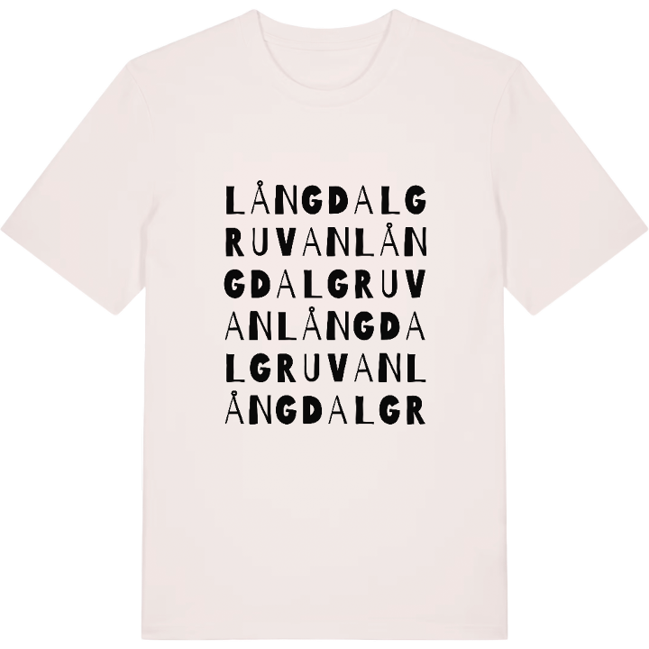 Långdalgruvan ordlek t-shirt – t-shirt från PinShirt
