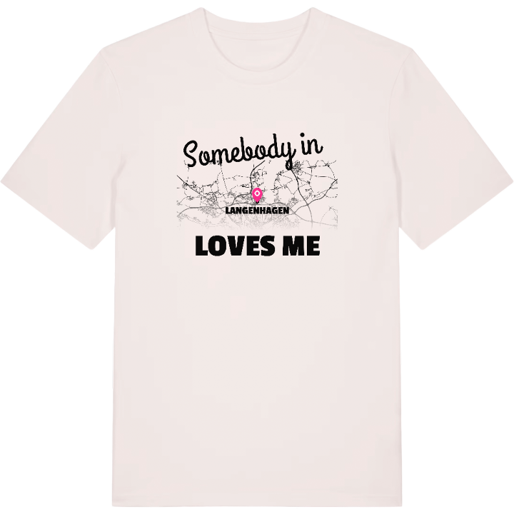 Någon i Langenhagen älskar mig t-shirt – t-shirt från PinShirt