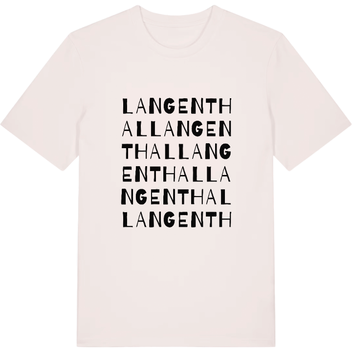 Langenthal ordlek t-shirt – t-shirt från PinShirt