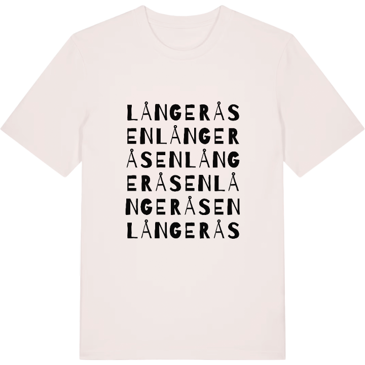 Långeråsen ordlek t-shirt – t-shirt från PinShirt