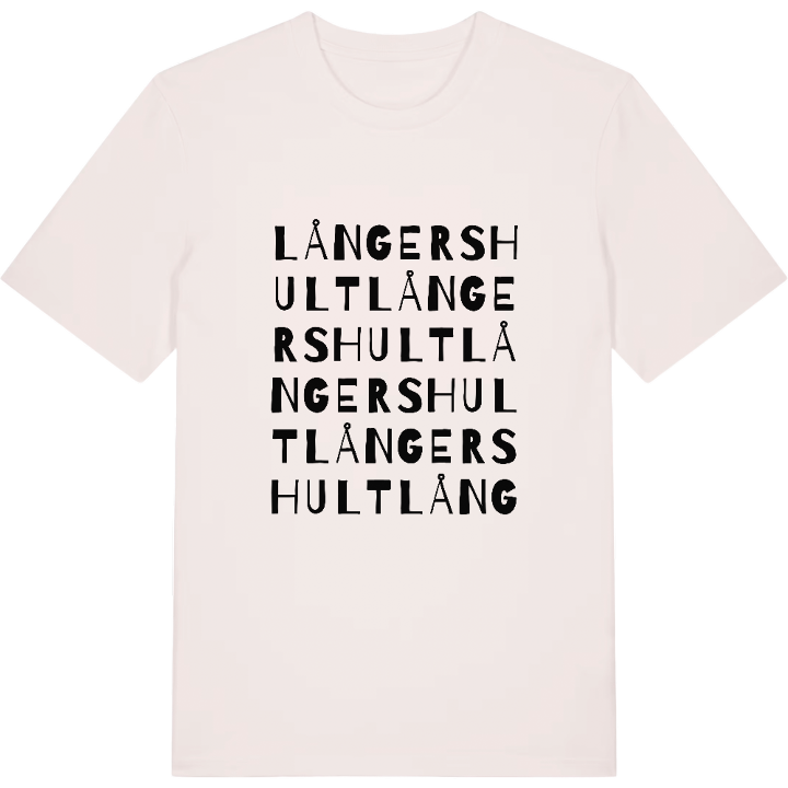 Långershult ordlek t-shirt – t-shirt från PinShirt