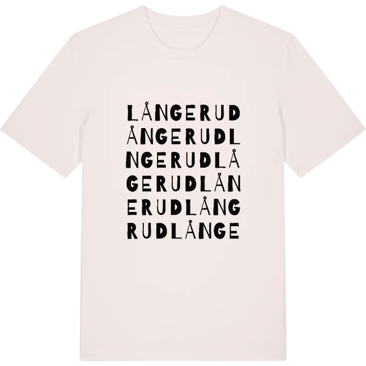 Långerud ordlek t-shirt – t-shirt från PinShirt