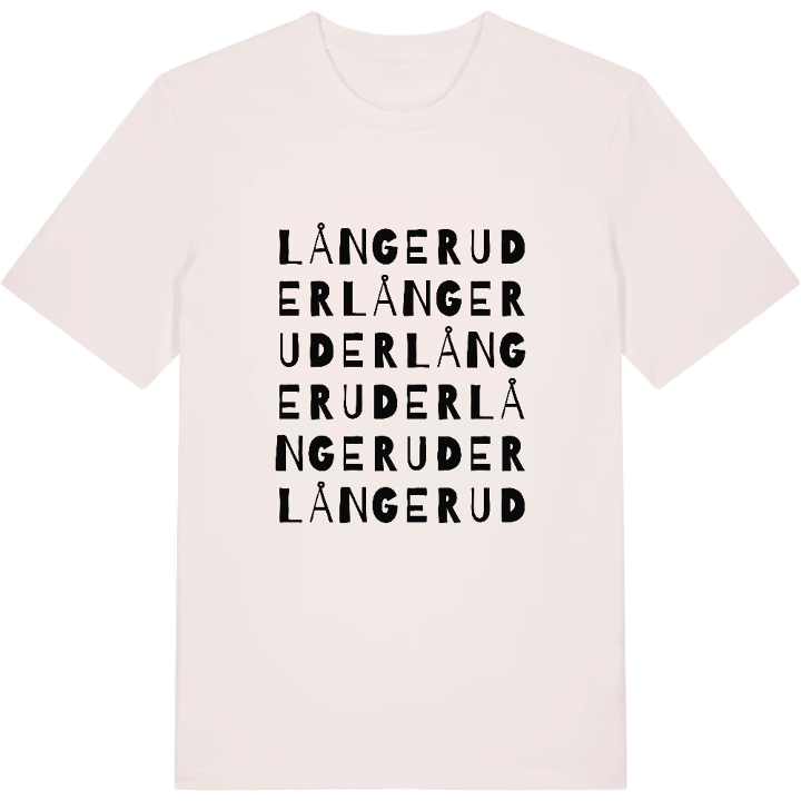 Långeruder ordlek t-shirt – t-shirt från PinShirt