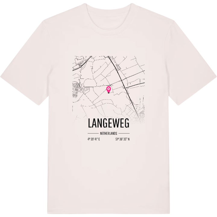 Langeweg karta t-shirt – t-shirt från PinShirt