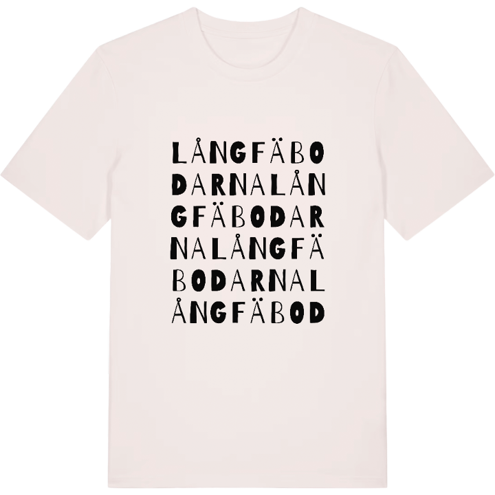 Långfäbodarna ordlek t-shirt – t-shirt från PinShirt