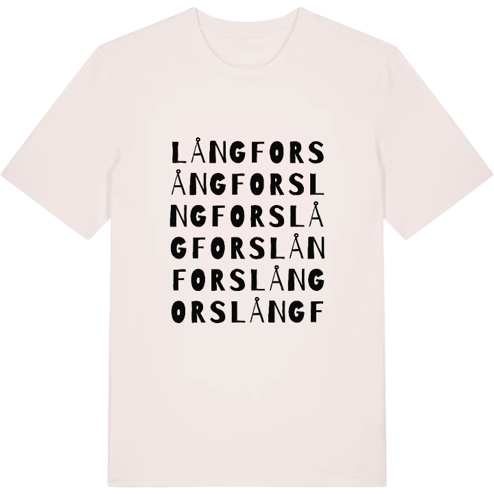Långfors ordlek t-shirt – t-shirt från PinShirt