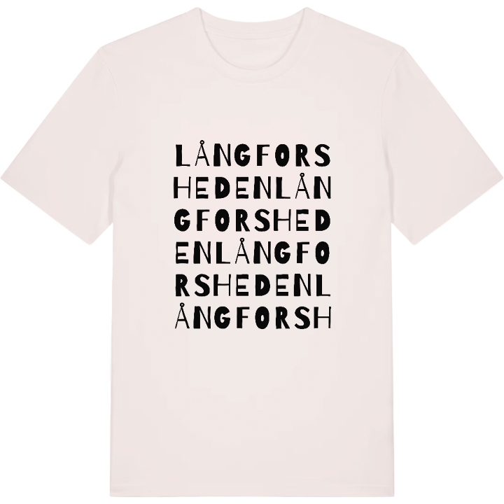 Långforsheden ordlek t-shirt – t-shirt från PinShirt