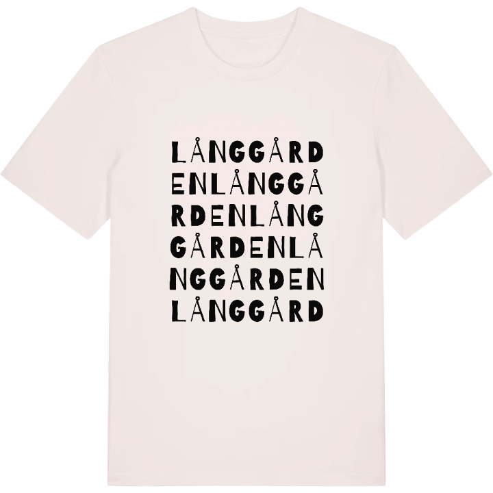 Långgården ordlek t-shirt – t-shirt från PinShirt
