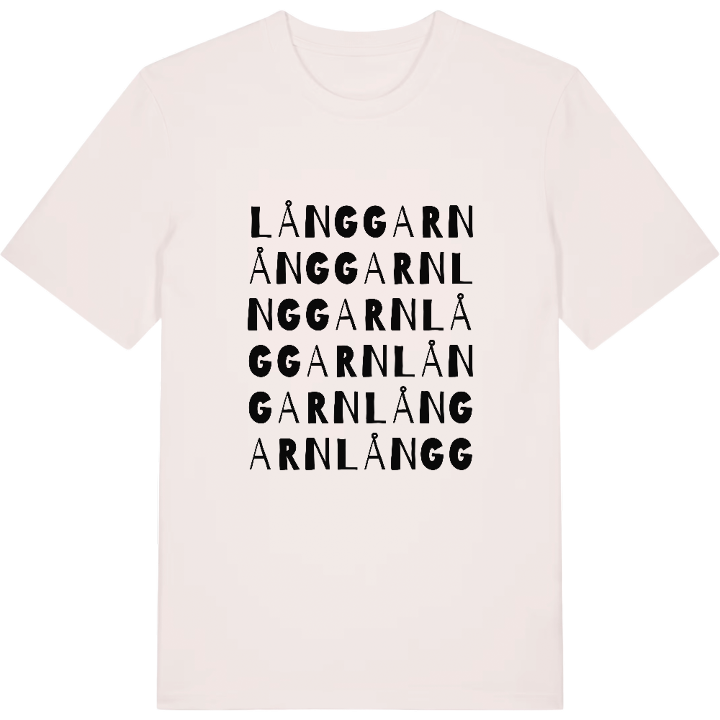 Långgarn ordlek t-shirt – t-shirt från PinShirt