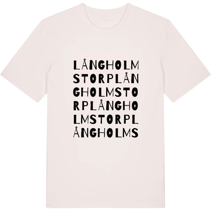 Långholmstorp ordlek t-shirt – t-shirt från PinShirt