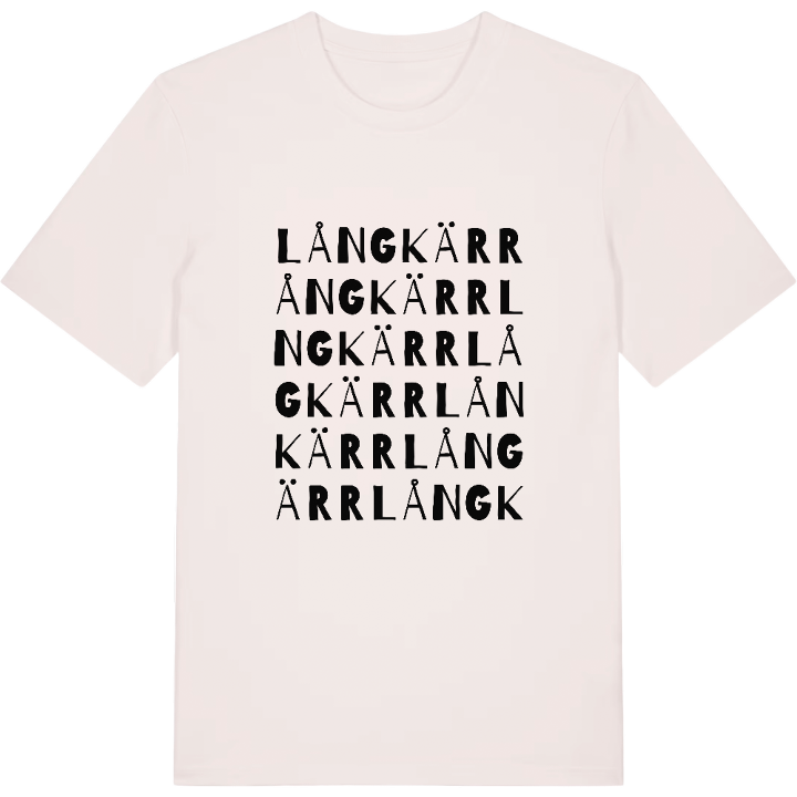 Långkärr ordlek t-shirt – t-shirt från PinShirt