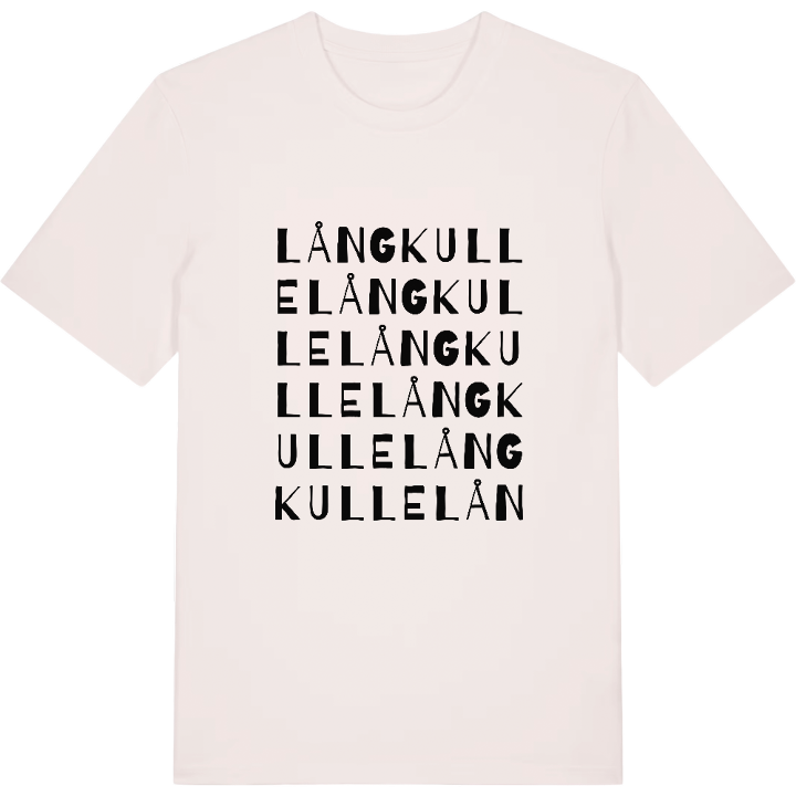 Långkulle ordlek t-shirt – t-shirt från PinShirt