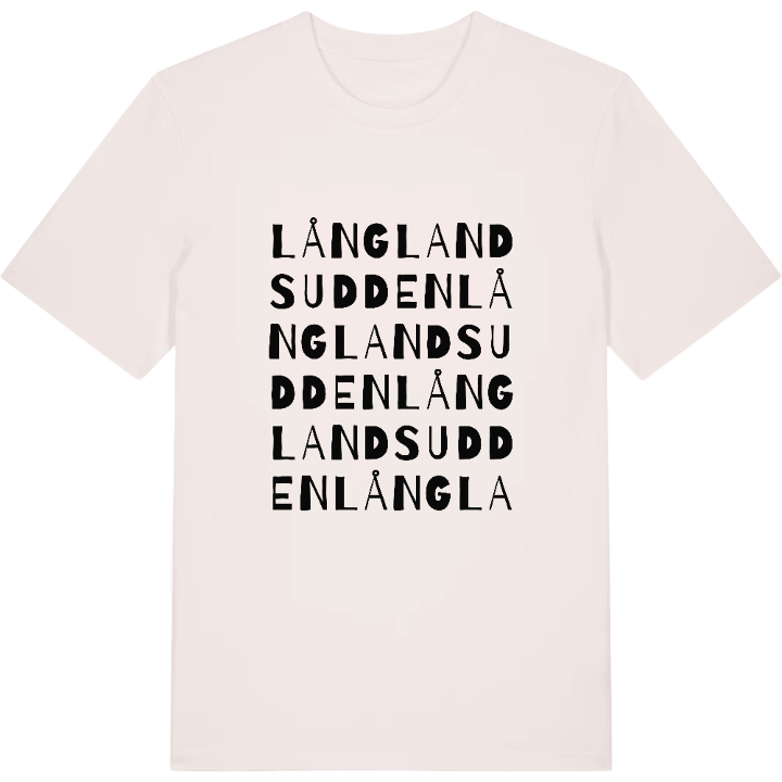 Långlandsudden ordlek t-shirt – t-shirt från PinShirt