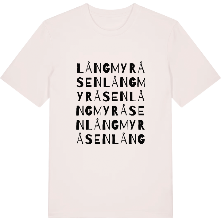 Långmyråsen ordlek t-shirt – t-shirt från PinShirt