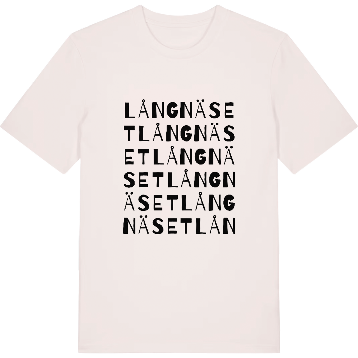 Långnäset ordlek t-shirt – t-shirt från PinShirt
