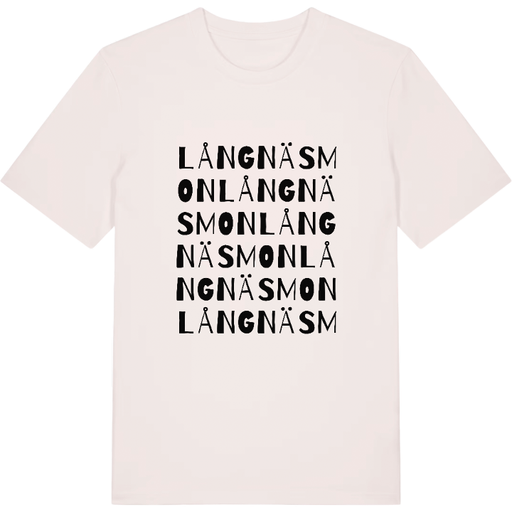 Långnäsmon ordlek t-shirt – t-shirt från PinShirt