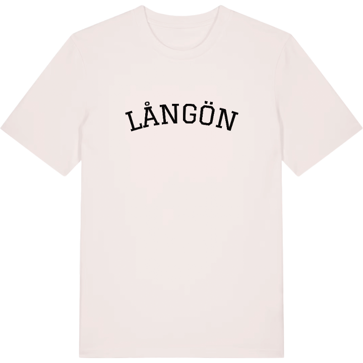 Långön böjd t-shirt – t-shirt från PinShirt