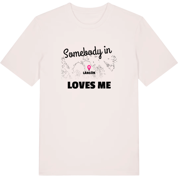 Någon i Långön älskar mig t-shirt – t-shirt från PinShirt