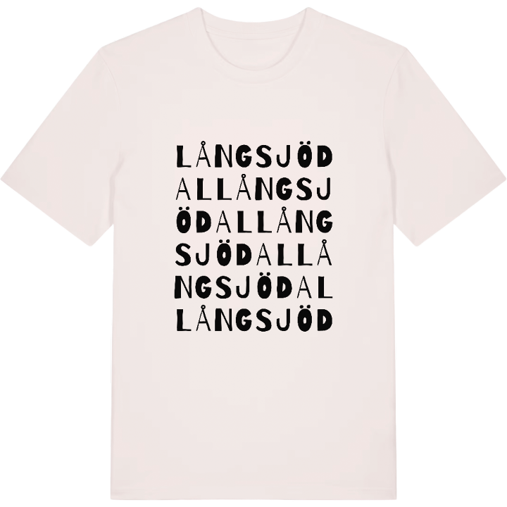 Långsjödal ordlek t-shirt – t-shirt från PinShirt