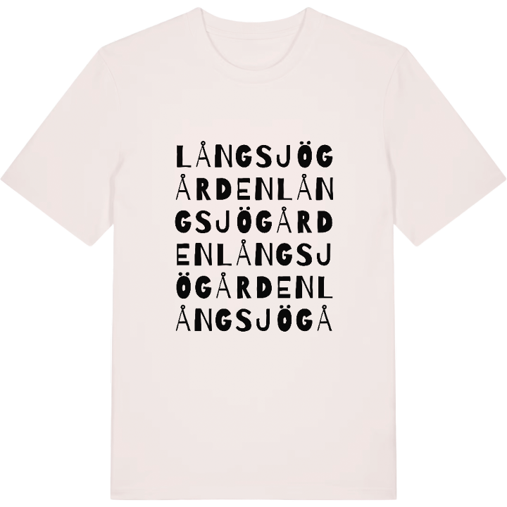 Långsjögården ordlek t-shirt – t-shirt från PinShirt
