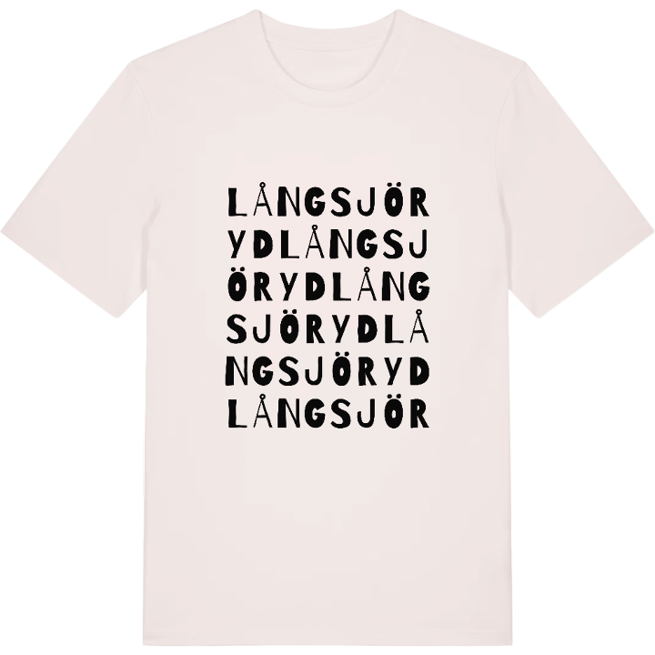 Långsjöryd ordlek t-shirt – t-shirt från PinShirt
