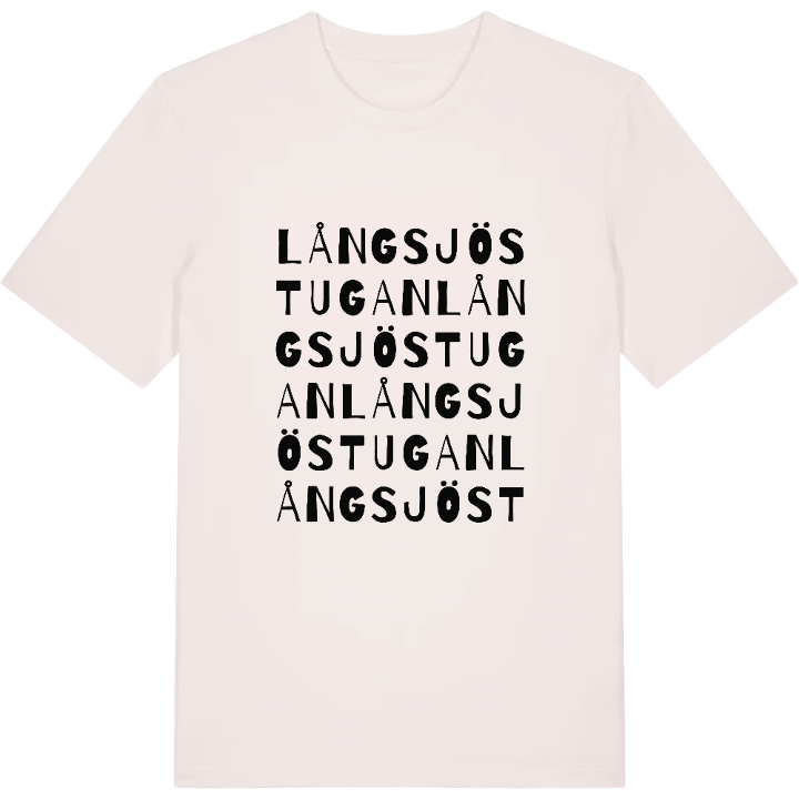 Långsjöstugan ordlek t-shirt – t-shirt från PinShirt