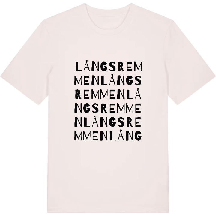Långsremmen ordlek t-shirt – t-shirt från PinShirt